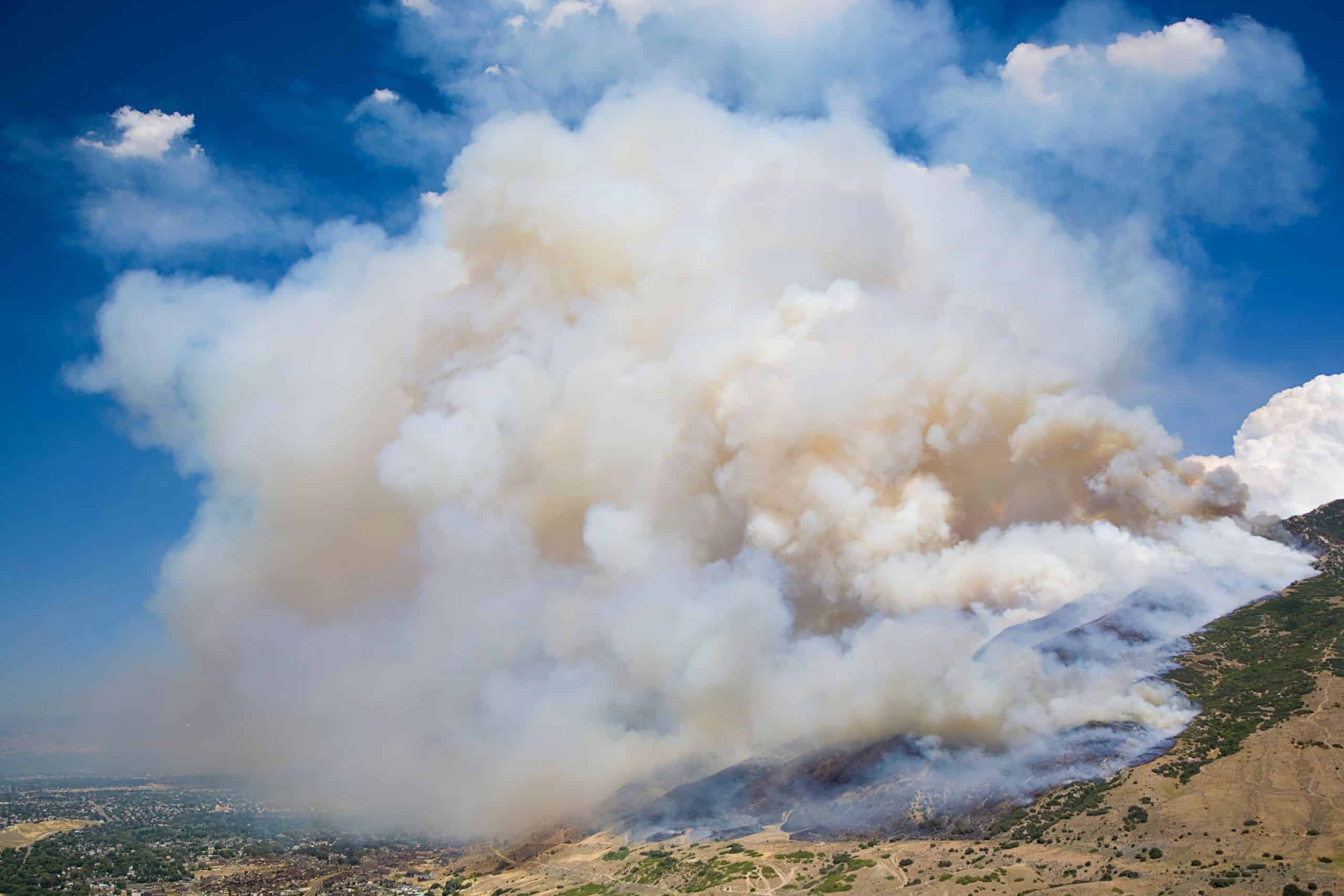 wildfire smoke which highlights the importance of HVACs to protect home air quality
